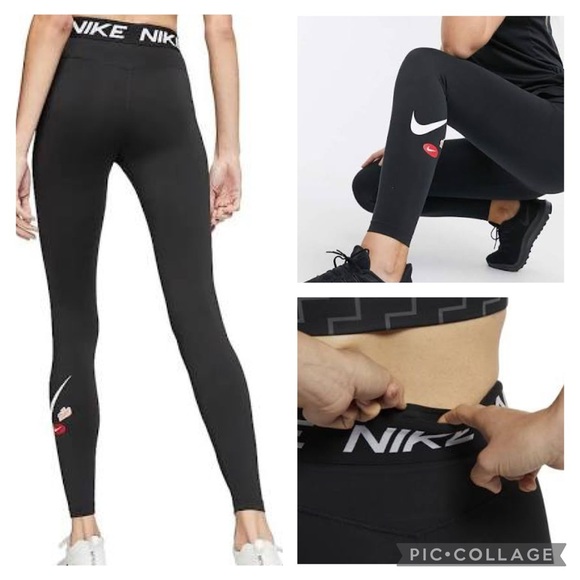 Nike One Dri-Fit Icon Clash Running Athletic Tights Leggings Women’s size medium - Picture 1 of 15